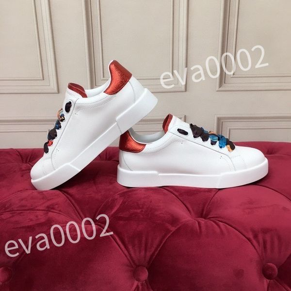 

new luxury designer sneakers calfskin casual shoes vintage leather trainers all-match stylist sneaker leisure shoe platform lace-up, Black