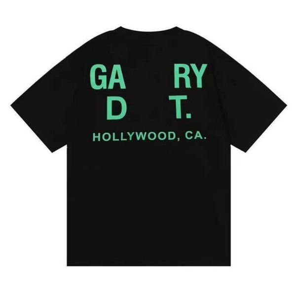 

men's t-shirts galleryes depts designer summer gallary shirt alphabet printed star same round neck short sleeve t-shirt for men and wom, White;black