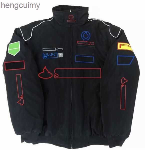 

jacket f1 racing 2022 full new embroidered team cotton padded jacket lybq, Black;brown