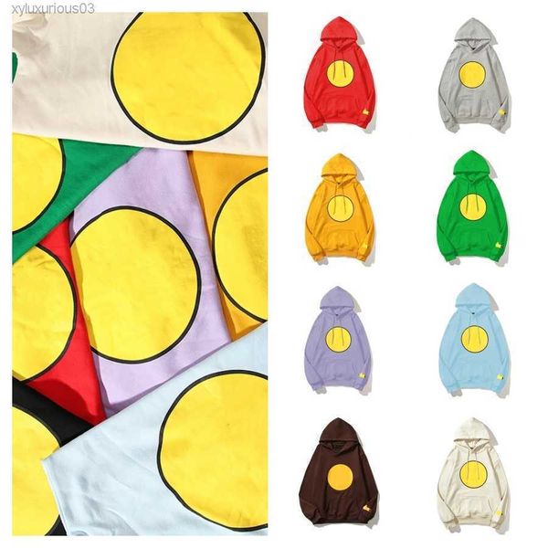 

quality draw hoodie winter cotton liner smile face simple hoodies men sweatshirts causal plain drews o-neck hoody soft streetwear w7ox, Black