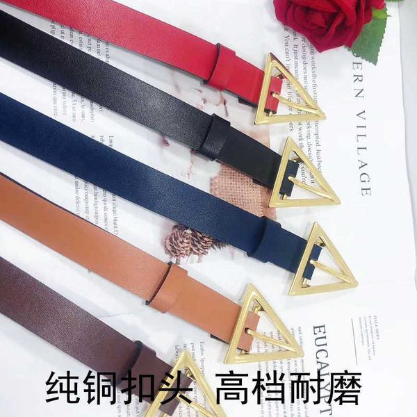 

new triangle needle buckle belt fashion classic women dress suit decorative thin waist belt luxury designer leather belts width 2cm high-qua, Black;brown