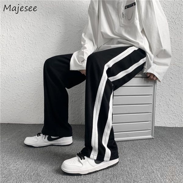 

pants pants for man high street handsome autumn loose large size allmatch ins leisure hip hop wide leg trousers casual streetwear bf, Black