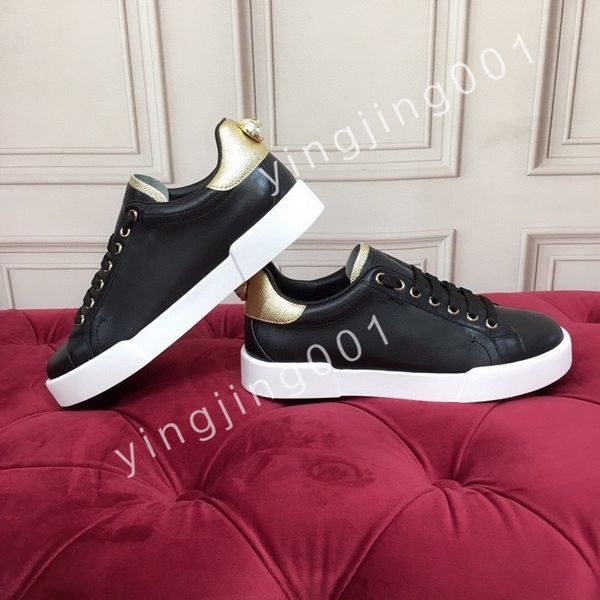 

2023 new luxury casual shoes women designer travel leather lace-up sneaker fashion lady flat running trainers woman shoe platform men sneake, Black