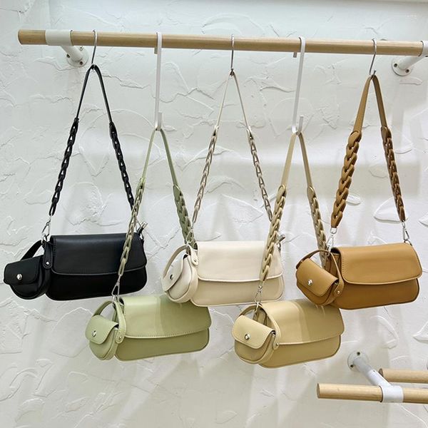 

shoulder bags chic french one armpit bag hanging ornaments small clamshell design crossbody female
