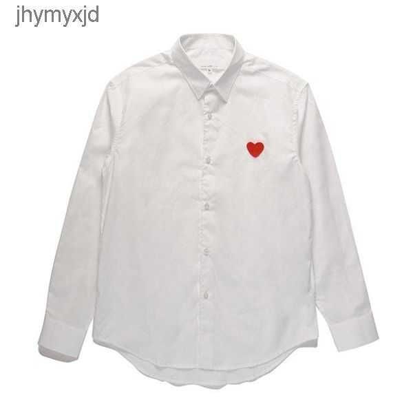 

designer men's shirts fashion red stripe with heart casual business social and shirt spring autumn slimming the most fashionable clothi, White;black