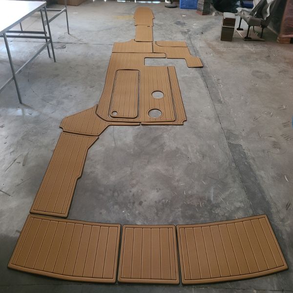 

formula 280 swim platform cockpit pad boat eva foam faux teak deck floor mat