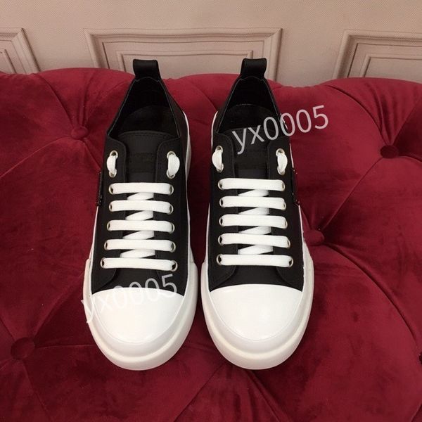 

r fashion sneaker casual shoes trainers dress shoes womens leather breathable open for change outdoor sports sneakers, Black