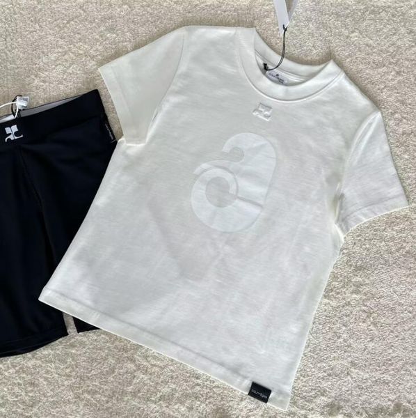 

white classic designer t shirt summer short sleeve women tshirt tee