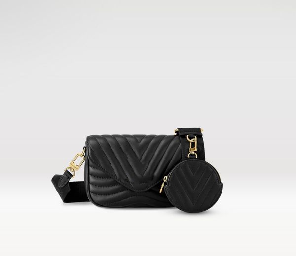 

m56461 new wave multi-pochette handbag women's new cowhide car handbag shoulder bag
