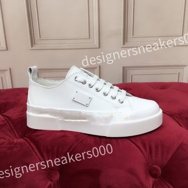 

2023 new casual shoes vintage shoes leather lace-up sports men shoes fashion small white shoes women, Black