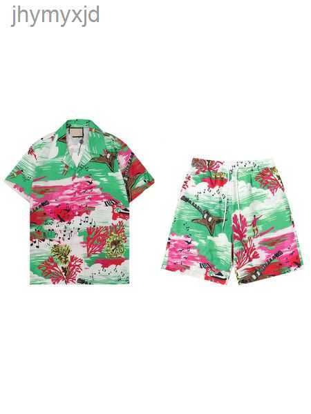 

luxury designer men's t-shirts men's fashion t-shirt hawaii floral leisure silk shirt men slim short sleeve formal asia size -3xl, White;black