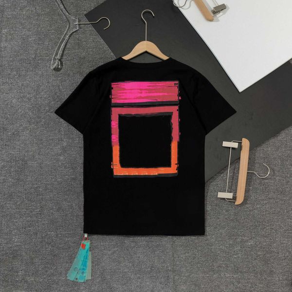 

designer t-shirt offss summer pure cotton white printed short sleeve men's and women's fashion arrow classic luxury alphabet casua, White;black