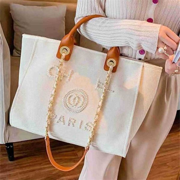 

70% off fashion women's luxury classic canvas beach bag large capacity small chain packs big handbags va6x
