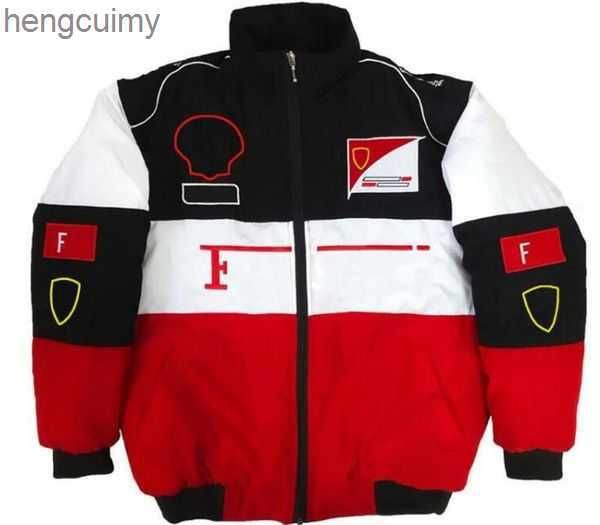

formula one racing jacket autumn f1 and winter team full embroidered cotton clothing spot sales troc, Black;brown