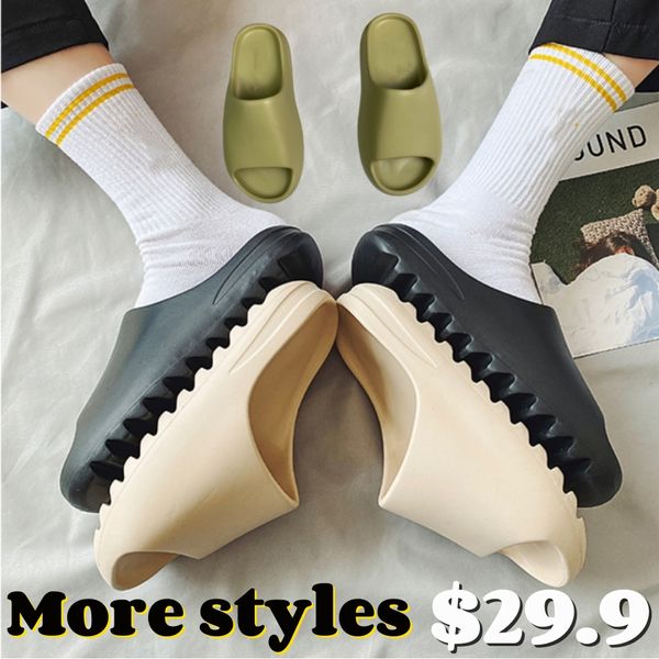 

designer slipper stone sage vermilion sand grey moon greys cream clay men women slides onyx ochre bone pure earth brown soot flat beach sand, Black