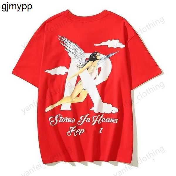 

2023 summer mens women designers represents t shirts loose popular in the uk fashion brands cotton shirt graphic printing tees clothes tshi, White;black
