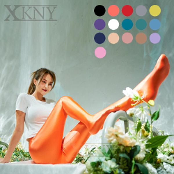 

set golden silver glossy pants xckny tight high waisted pants pantyhose satin glossy sports swim pants three options
