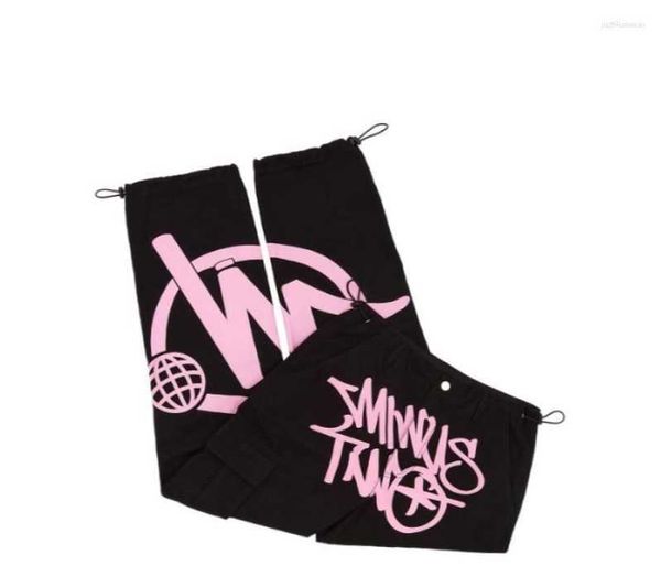 

men's pants y2k star alt stacked baggy minus cargo wide leg clothes goth men ripped slim ropa aesthetic coreanananmdnjk, Black