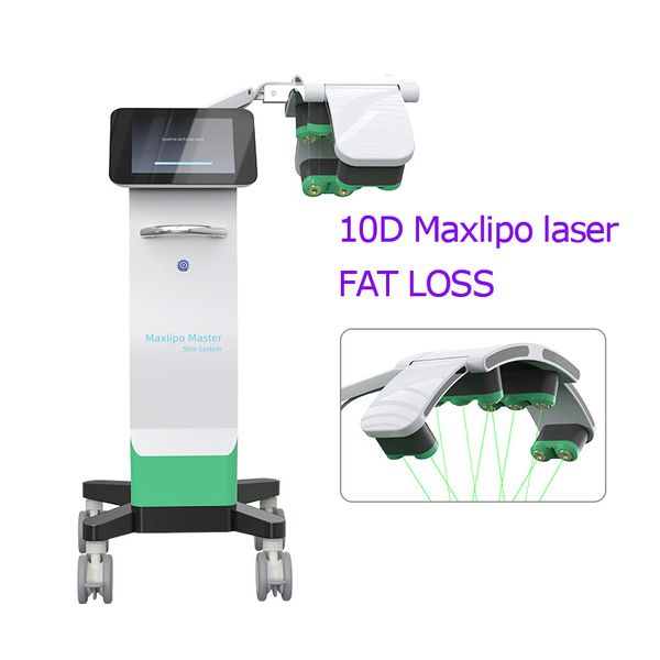 

green laser lipo machine 10d emerald green light 532nm body shaping celluite removal equipment