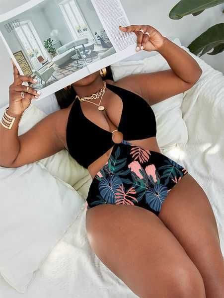 

swimwear oversized women's high waist swimwear 2022 new mesh bikini set plus size swimwear for women padded swimsuit retro long skirt b, White;black