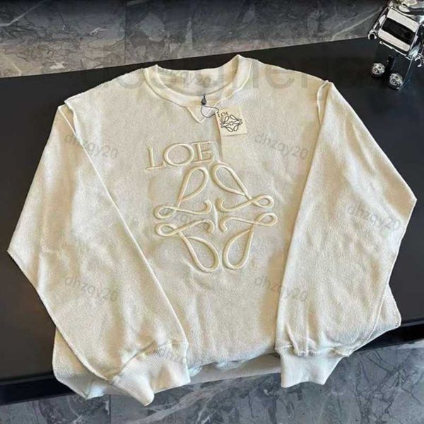 

men's hoodies & sweatshirts designer sweatshirt hoodie embroidery letter crewneck sweater women's casual warm pullover long sleeve, Black