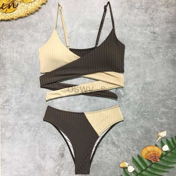 

2022 women's swimwear new summer women solid bikini set push-up unpadded bra swimsuit swimwear triangle bather suit swimming suit biqui, White;black