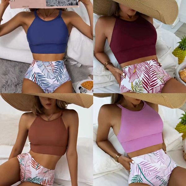 

cross new 2022 pocket bikini high waist split swimwear