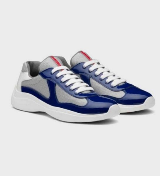 

whoelsale nylon leather technical sneaker shoes fabric re-nylon chunky rubber casual walking discount trainer with box.eu38-46