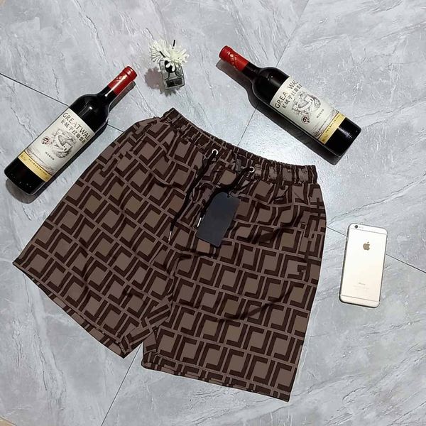 

fashion mens shorts quick drying swimwear printing 2023ss summer board beach pants men swim short size m-3xl, White;black