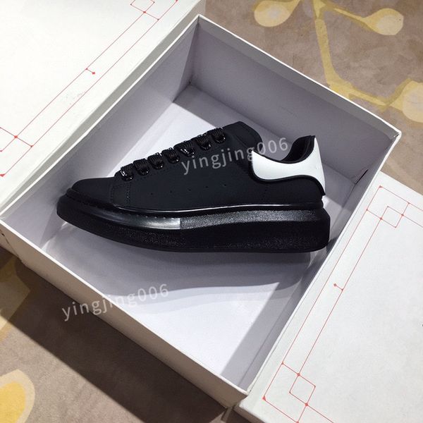 

2023new men quality designer sneaker casual shoes solid leather sneakers embroidered stripes white shoes flat platform walking sports traine, Black