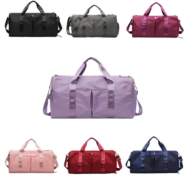 

sport outdoor lulu lemon womens white gym shopping duffel bag 2sizes crossbody designer clutch keepall bag mens nylon luxury tote handbag sh