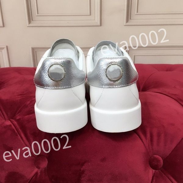 

luxury designer sneakers calfskin casual shoes vintage leather trainers all-match stylist sneaker leisure shoe platform lace-up, Black