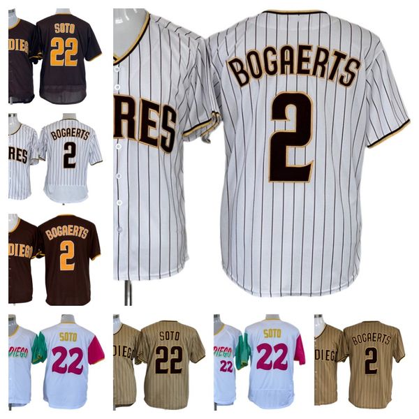 

s-3xl san diego pad baseball jerseys 22 juan soto 2 bogaerts, Blue;black