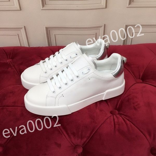 

2023 new luxury designer sneakers calfskin casual shoes vintage leather trainers all-match stylist sneaker leisure shoe platform lace-up, Black