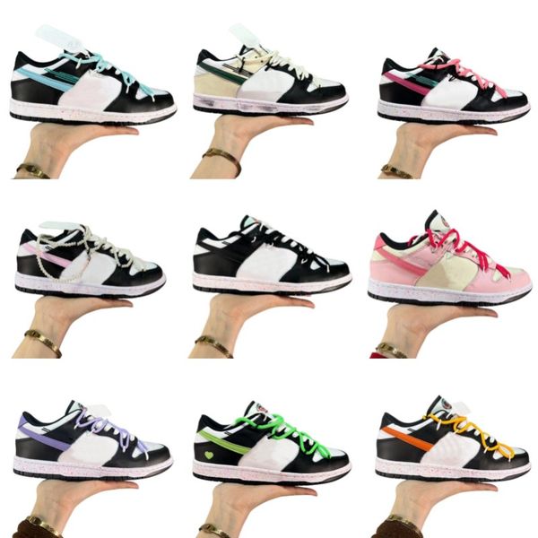 

splicing graffiti basketball shoes luxury designer shoes new fashion women's sneakers low men skate shoes street classic couple shoes n