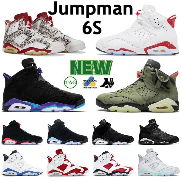 

designer trainers jmpman 6s mens womens basketball shoe cactus jack gold hoops hare carmine aqua red oreo donda west casual fashion sneakers