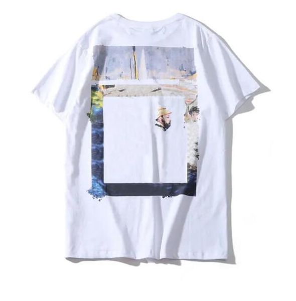 

off men's t-shirts offs white tees arrow summer finger loose casual short sleeve t-shirt for men and women printed letter x on the blac, White;black