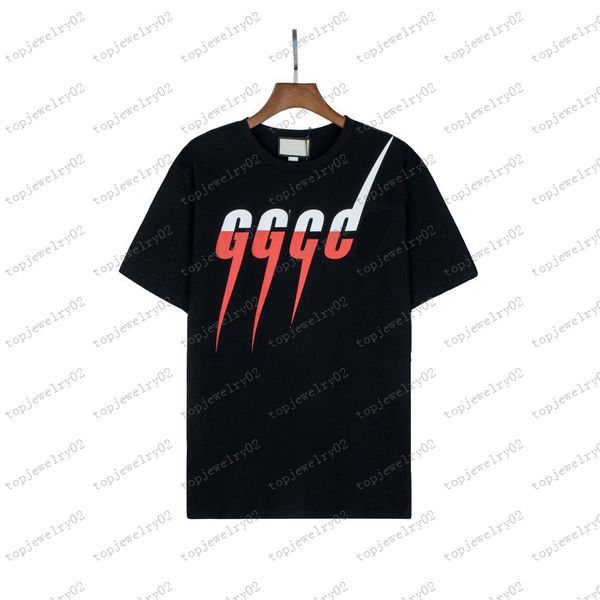 

designer women's t-shirt stylist letter print crew neck casual summer breathable brand mens womens t shirts solid color tees, White