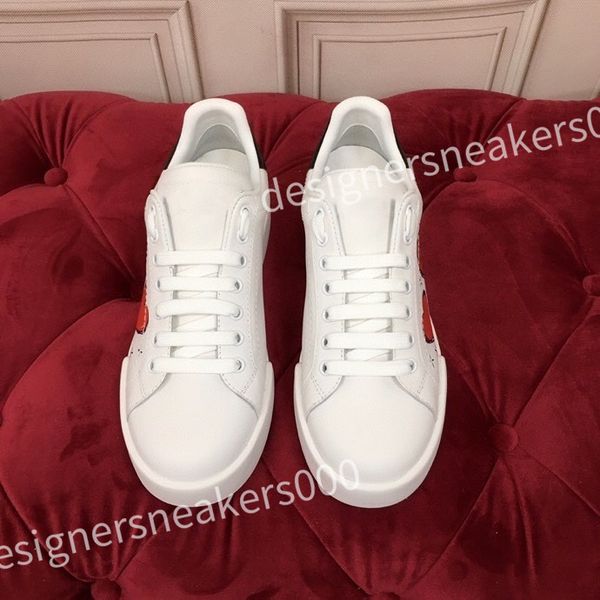 

luxurys casual shoes vintage shoes leather lace-up sports men's shoes fashion small white shoes women, Black