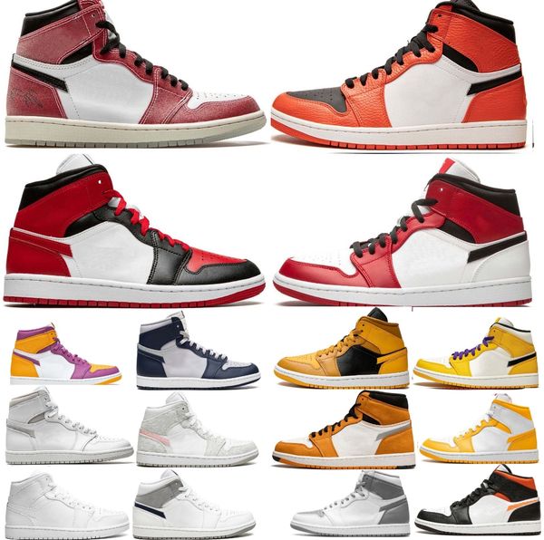

2023 jumpman basketball shoes men gold orange pink purple silver yellow red blue cool greys running shoes designer thom outdoor large size 3