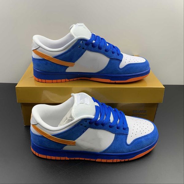 

skateboard shoes low royal orange white leisure shoes outdoor sneakers with original box
