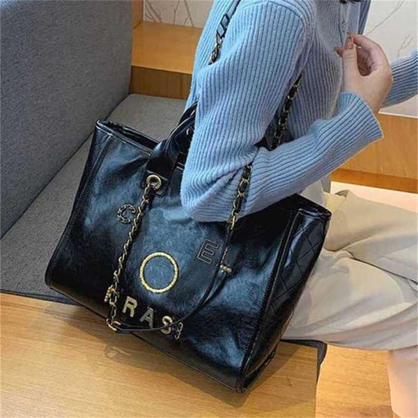 

50% off luxury classics women's handbags beach metal pearl letter badge tote bag small leather large chain wallet 3z3j