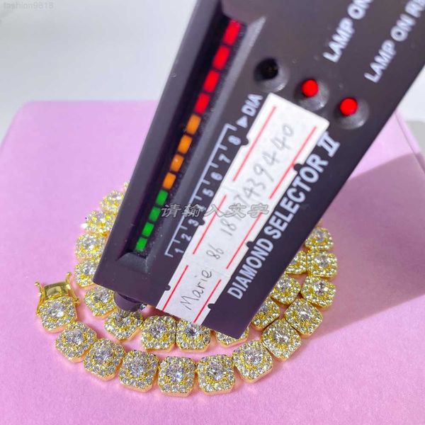 

luxury jewelry for men and women vvs moissanite diamond hip hop jewelry necklace icedout custom necklace silver