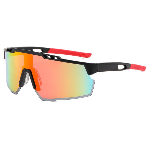

new sports sunglasses men's and women's outdoor cycling sunglasses polarized uv protection windproof eye protection eyeglasses., White;black