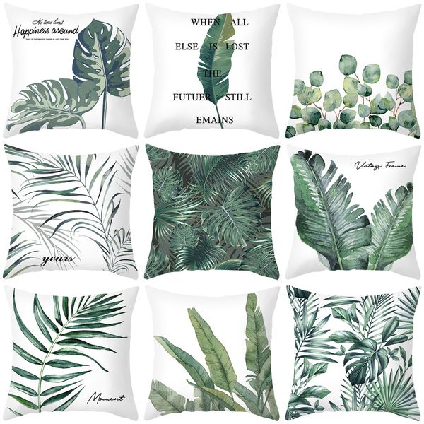 

Nordic New Abstract Print Pillow Sofa Cushion Cover Car Bedside Nap Pillowcase 45x45cm