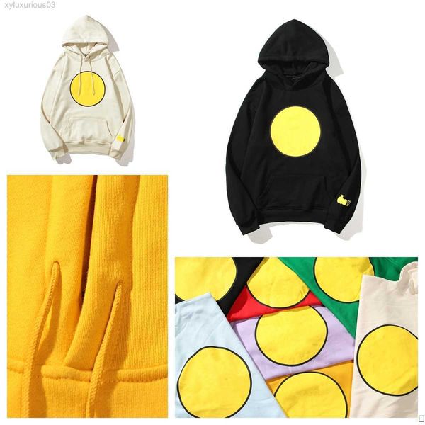 

mens womens designer hoodies shirts smile drews men pullover oversized printing long sleeve hooded letter jumper hoody autumn/winter warm li, Black