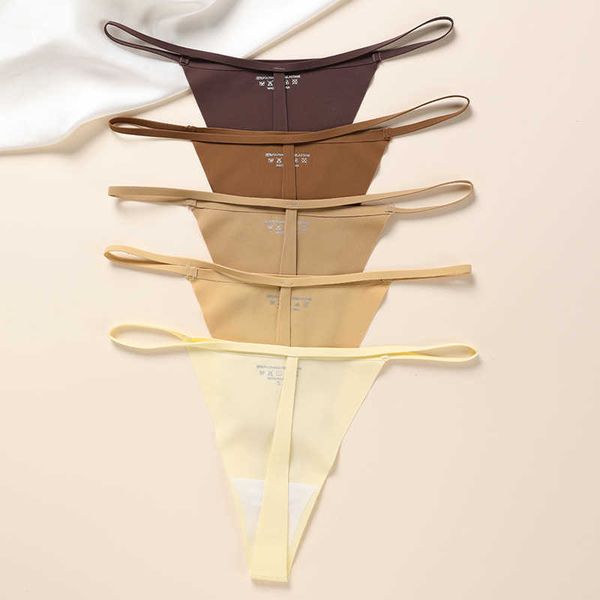 

briefs panties ice silk leopard women panties g string seamless thong underwear low waist briefs girls traceless underpants plus size sxl j2, Red;black