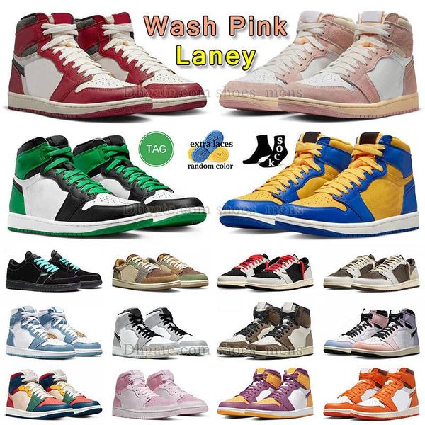 

jumpman 1 1s basketballs sneaker shoes designer mens womens j1 reverse mocha laney chicago lost and found washed pink space jam dark mocha b