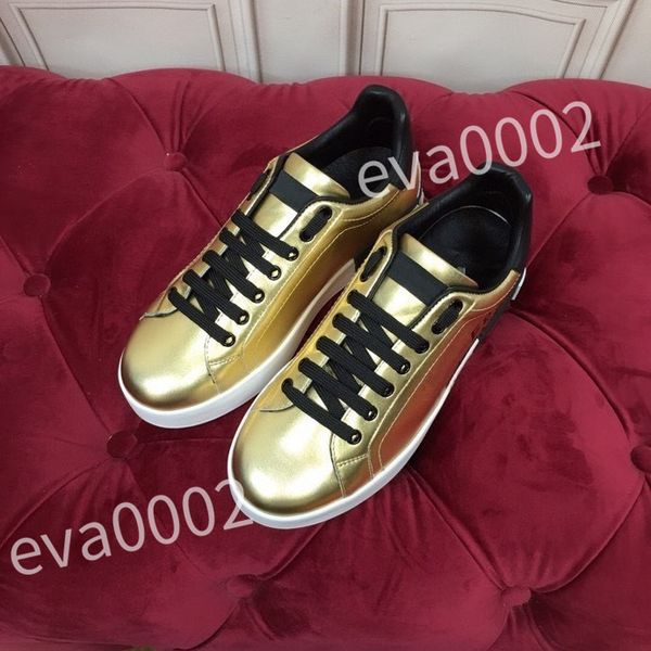 

new luxurys designer sneakers calfskin casual shoes reflective shoes vintage leather trainers all-match stylist sneaker leisure shoe platfor, Black