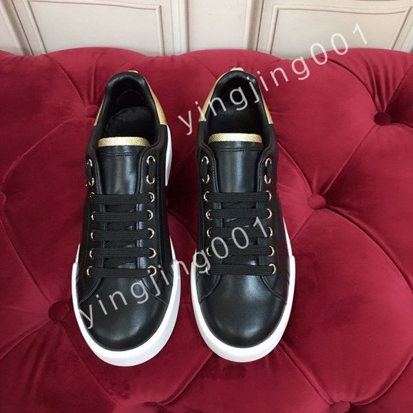 

2023 luxury casual shoes women designer travel leather lace-up sneaker fashion lady flat running trainers woman shoe platform men sneakers, Black